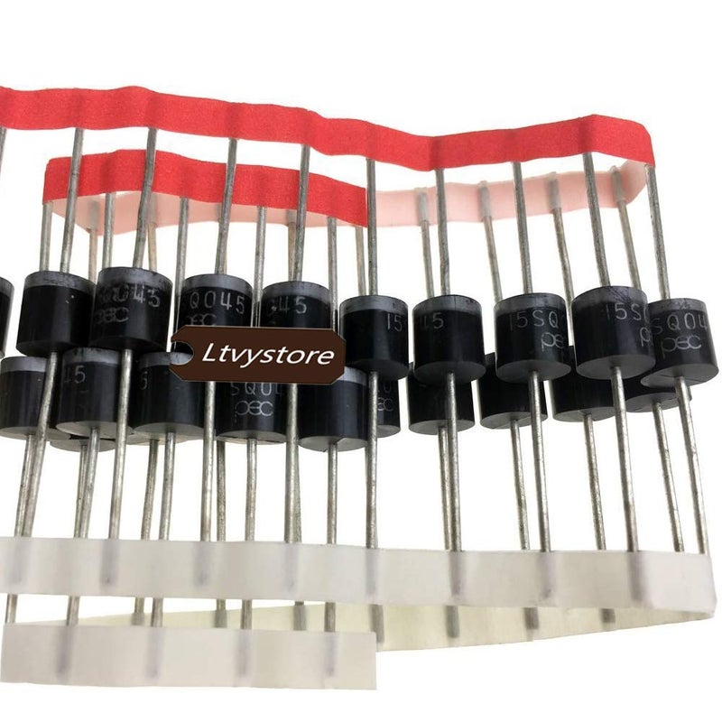 Ltvystore 30PCS 15Amp Diode Schottky Blocking Diodes Compatible for Solar Cells Panel,15SQ045 Schottky - Image 3